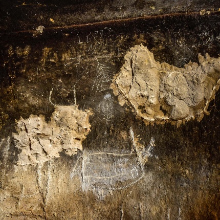 Tomb IX, South wall with animal motifs (photoIvo Piras)
