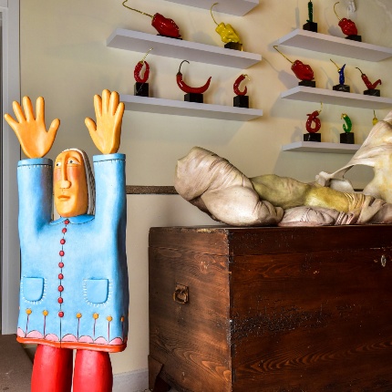 Details on some exhibited works (photoIvo Piras)