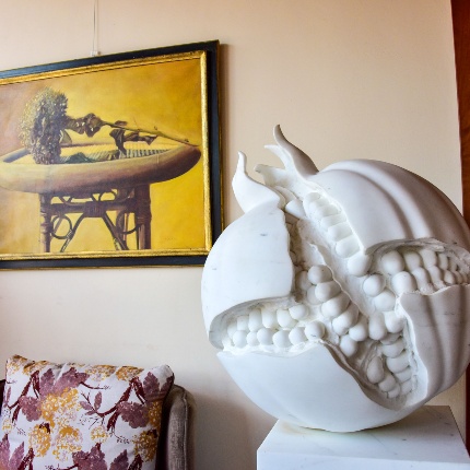 Details on some displayed works (photoIvo Piras)