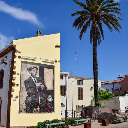 Murales dedicato a Barore Sassu (foto Ivo Piras)
