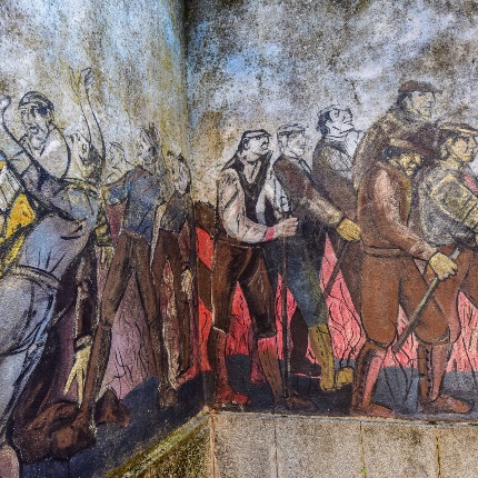 Liliana Cano 1982. The repression of the rebelling peasants. (photoIvo Piras)