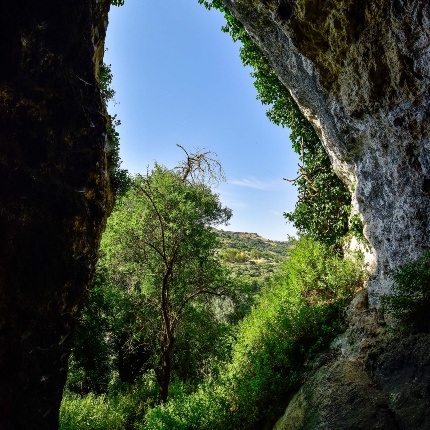 Landscape viewed from the cave (photoIvo Piras)