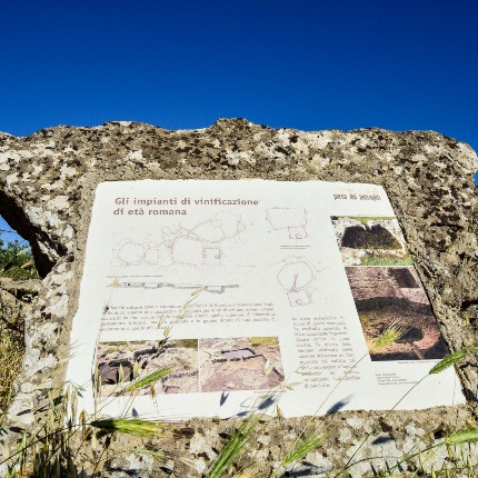 Museddu archaeological area. Information panel. (photoIvo Piras)
