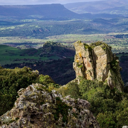 Picco basaltico di Sos Istrampos (foto Ivo Piras)