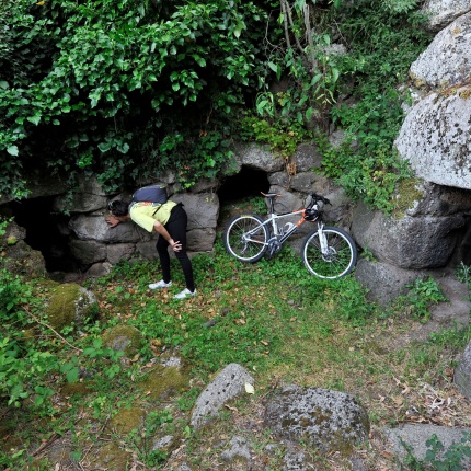 Padria, discovering the Nuraghe Longu by bike. (photoIvo Piras)