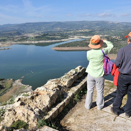 Monteleone Rocca Doria, breathtaking panorama of the lake. (photoIvo Piras)