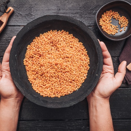 Fregola sarda, a traditional pasta from Sardinia. (photoSabino Parente - stock.adobe.com)