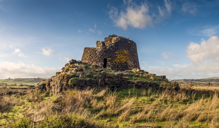 Nuraghe Oes. Vista panoramica