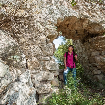 Bonvehi Castle. Section of the fortification walls. (photoIvo Piras)