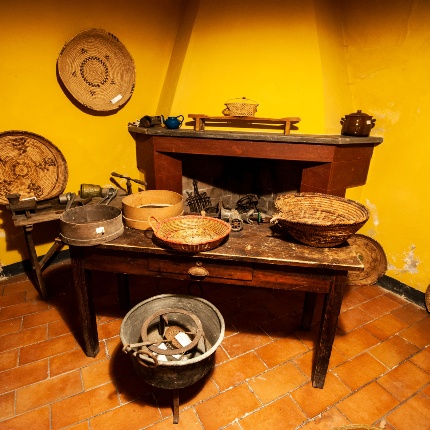 Exhibition Center of Rural Civilization. Agricultural tools on display. (photoIvo Piras)