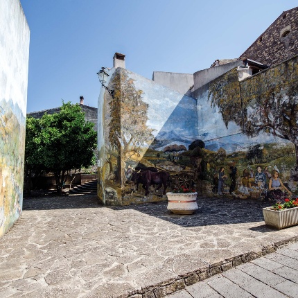 Mural in the historic center. (photoAngelo Marras)