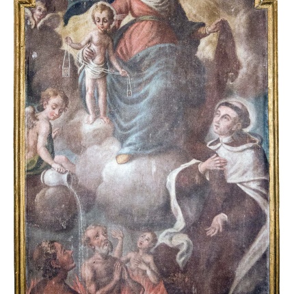 Canvas attributable to the painter Francesco Massa (photoAngelo Marras)