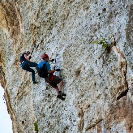 La Via Ferrata della Regina (foto Ivo Piras)