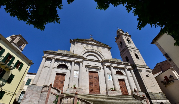 View of the neoclassical style facade