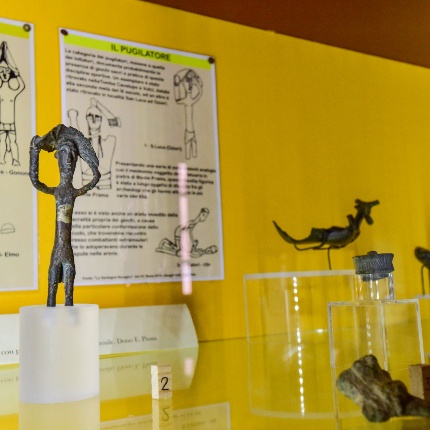 Il bronzetto del pugilatore da San Luca (foto Ivo Piras)