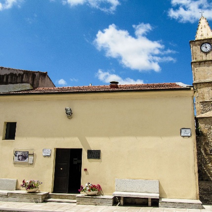 Exterior of the museum, former Monte granatico, next to the church of Santa Giulia. (photoAngelo Marras)