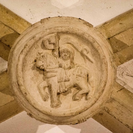 Gem with the effigy of Saint Constantine on horseback (photoAngelo Marras)