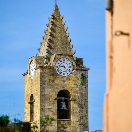 View of the bell tower of the Parish Church of San Giorgio. (photoIvo Piras)
