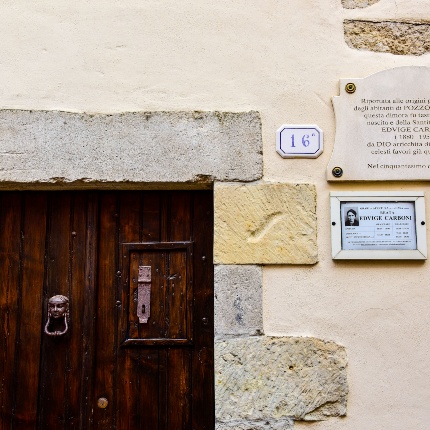 Exterior of the birthplace of Blessed Edvige Carboni. (photoIvo Piras)