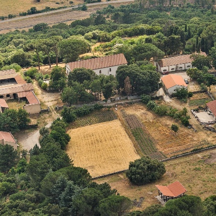 View from above of the center (photoIvo Piras)