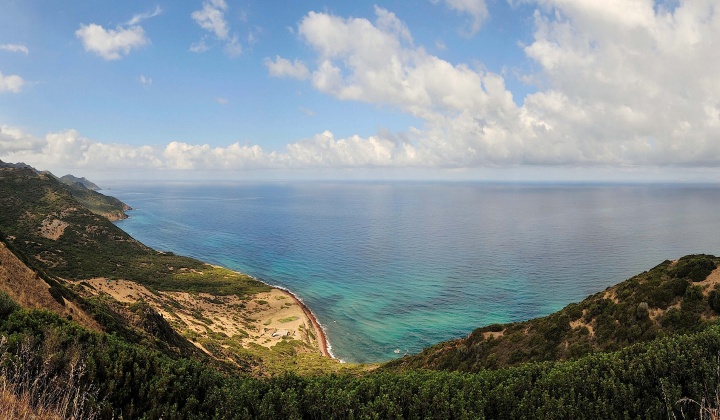 Magnificent panorama of the coast